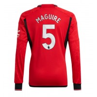 Dres Manchester United Harry Maguire #5 Domáci 2023-24 Dlhy Rukáv